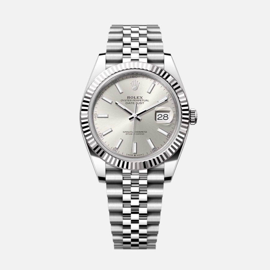 Rolex datejust 41 2024 silver dial jubilee