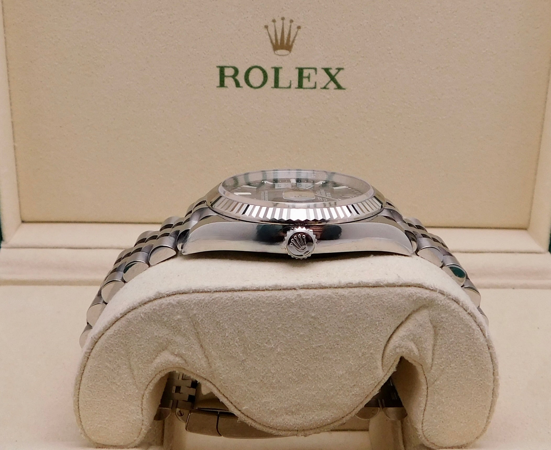 ROLEX DATEJAST 36MM GREEN MINT – My Store